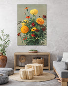 Marigolds by Ellen Thayer Fisher on GIANT ART - illustration ellen thayer fisher