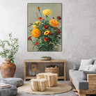 Marigolds by Ellen Thayer Fisher on GIANT ART - illustration ellen thayer fisher