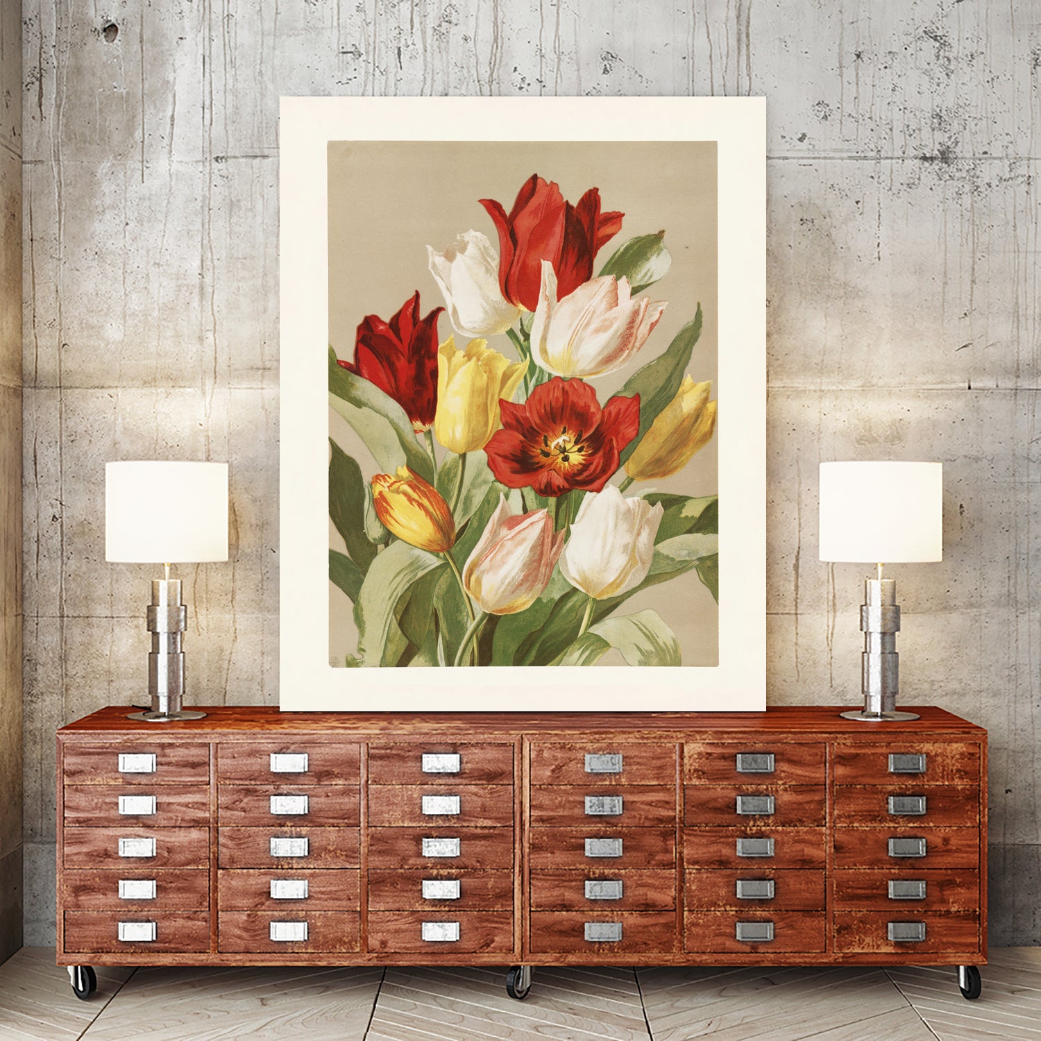 Tulips By Ellen Thayer Fisher - Art Print by Pictufy | GIANT ART