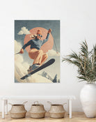 Skiing Adventure by Emel Tunaboylu on GIANT ART -  skiing25