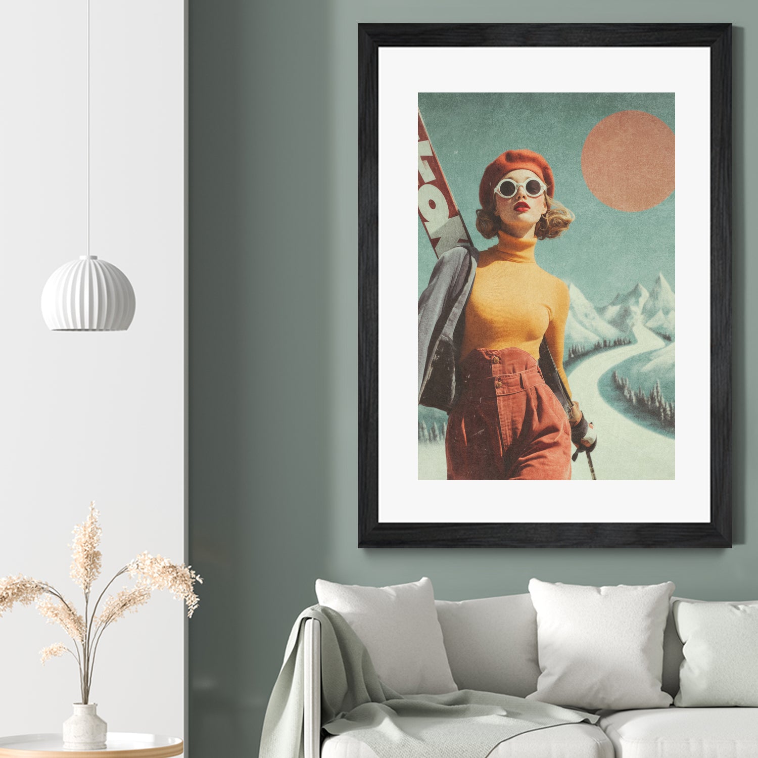 Skiing Adventure by Emel Tunaboylu on GIANT ART -  skiing25