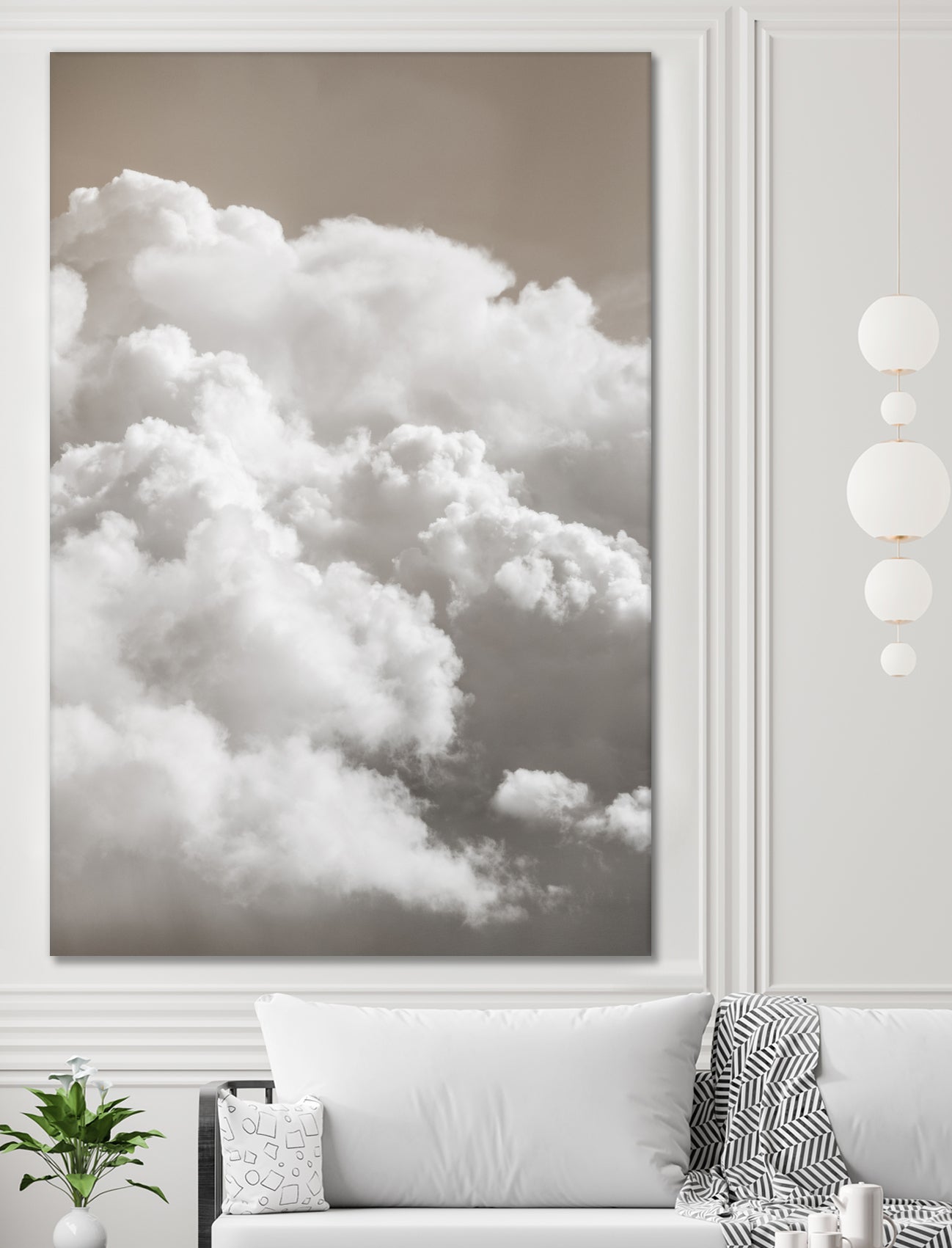 Sandy Clouds by Mareike Bohmer on GIANT ART -  cloud