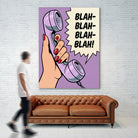 Blah Blah Blah by Andreas Magnusson on GIANT ART - illustration telephone