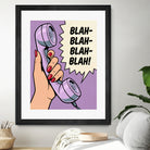 Blah Blah Blah by Andreas Magnusson on GIANT ART - illustration telephone