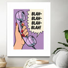 Blah Blah Blah by Andreas Magnusson on GIANT ART - illustration telephone