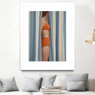 Behind the Curtains by Andreas Magnusson on GIANT ART - illustration woman