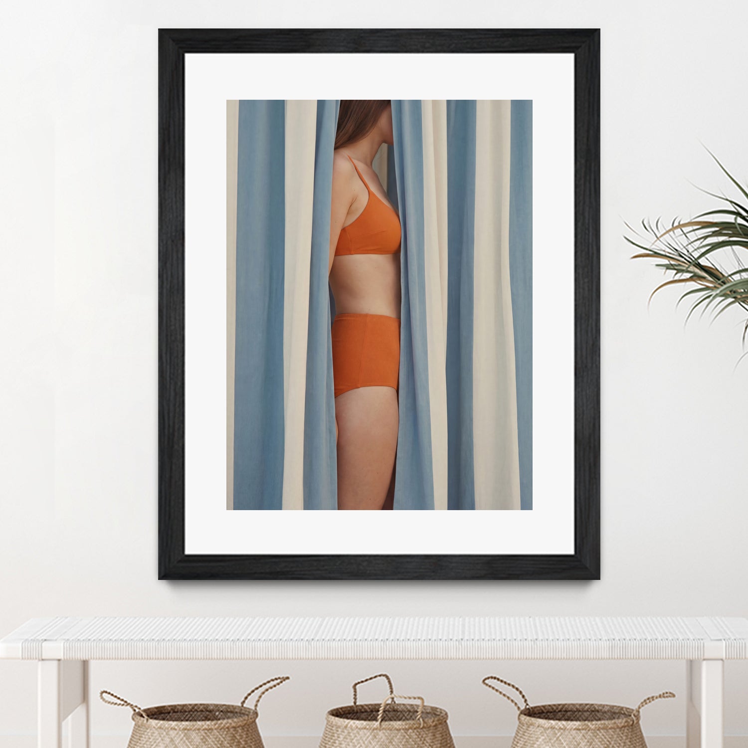 Behind the Curtains by Andreas Magnusson on GIANT ART - illustration woman