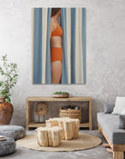 Behind the Curtains by Andreas Magnusson on GIANT ART - illustration woman