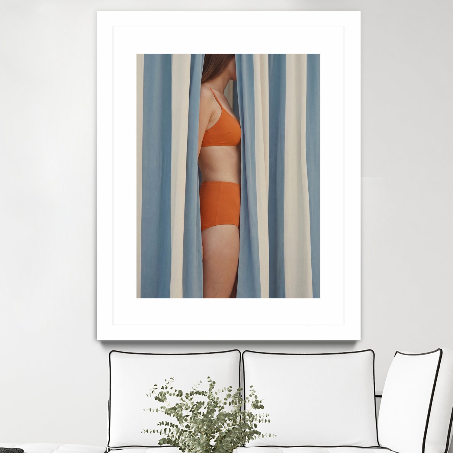 Behind the Curtains by Andreas Magnusson on GIANT ART - illustration woman