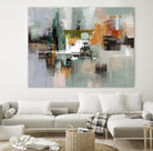 Green by Sage Rust on GIANT ART - cheney black abstract julia cheney