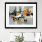 Green by Sage Rust on GIANT ART - cheney black abstract julia cheney