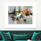 Green by Sage Rust on GIANT ART - cheney black abstract julia cheney