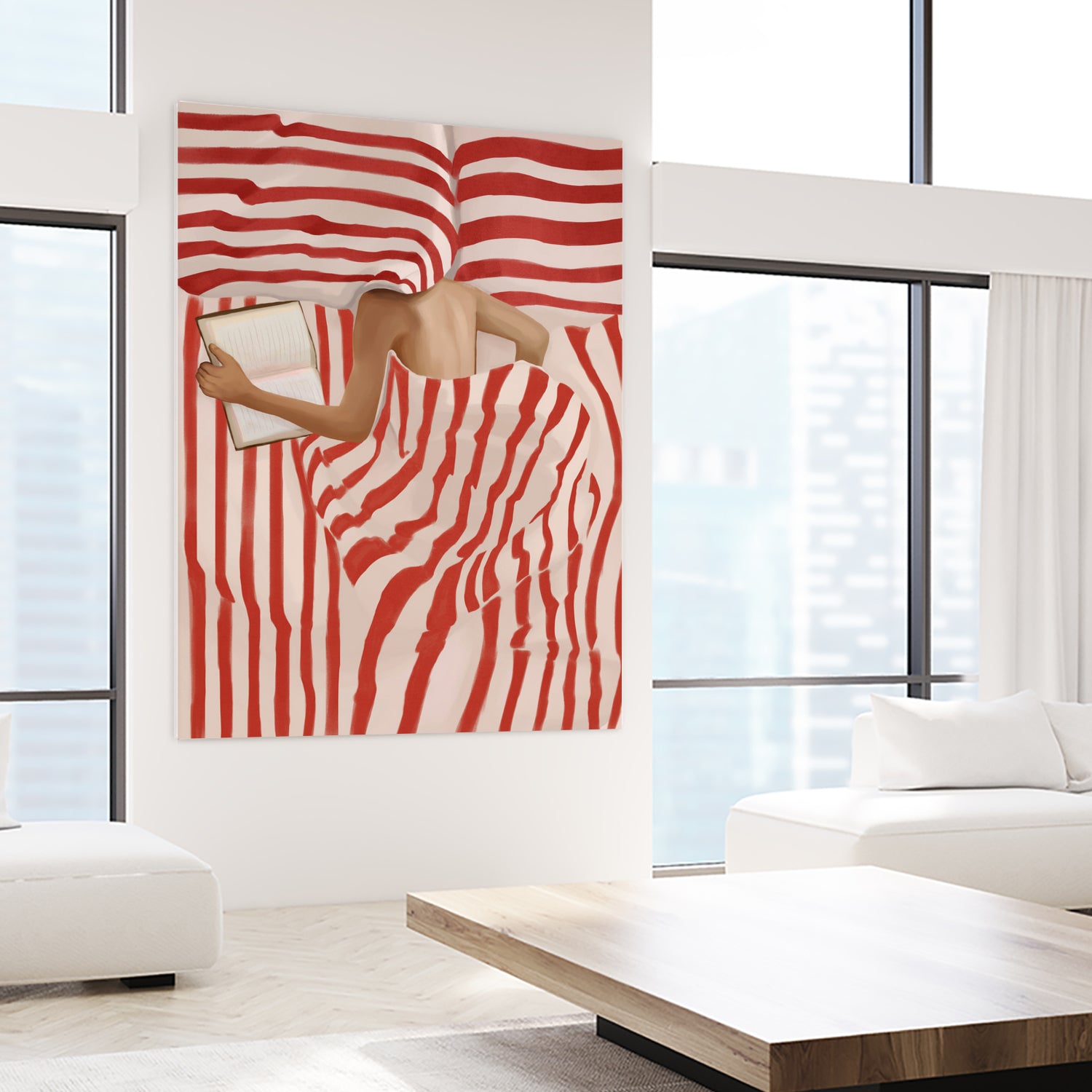 Between the Lines by Flow Line on GIANT ART - illustration stripes