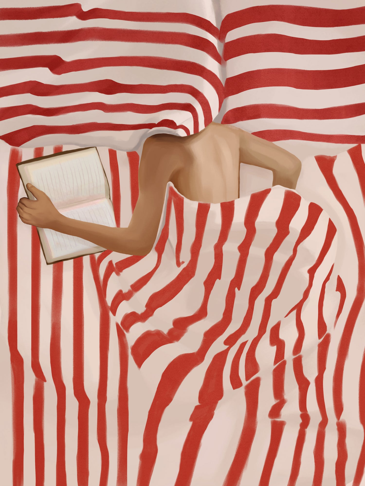 Between the Lines by Flow Line on GIANT ART - illustration stripes