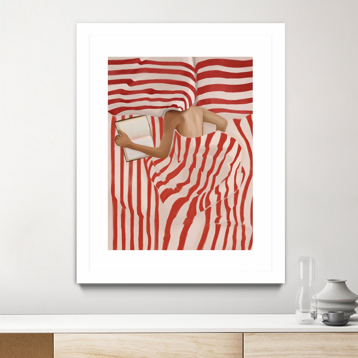 Between the Lines by Flow Line on GIANT ART - illustration stripes