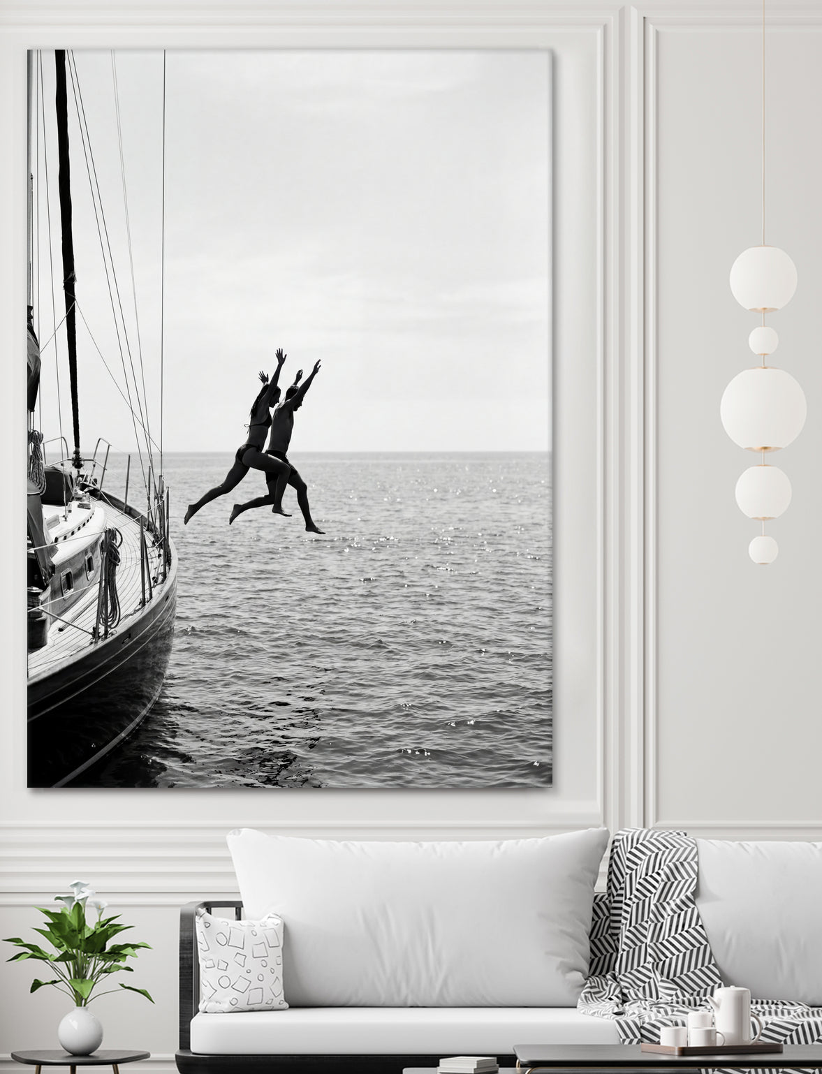Jumping From a Boat by Andreas Magnusson on GIANT ART - photography boat