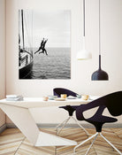 Jumping From a Boat by Andreas Magnusson on GIANT ART - photography boat