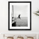 Jumping From a Boat by Andreas Magnusson on GIANT ART - photography boat