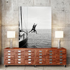 Jumping From a Boat by Andreas Magnusson on GIANT ART - photography boat
