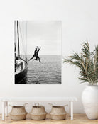 Jumping From a Boat by Andreas Magnusson on GIANT ART - photography boat