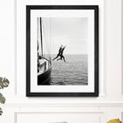Jumping From a Boat by Andreas Magnusson on GIANT ART - photography boat