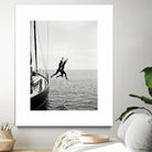 Jumping From a Boat by Andreas Magnusson on GIANT ART - photography boat