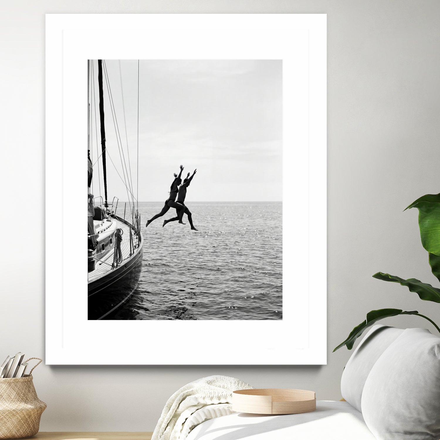 Jumping From a Boat by Andreas Magnusson on GIANT ART - photography boat