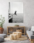 Jumping From a Boat by Andreas Magnusson on GIANT ART - photography boat