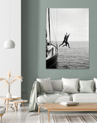 Jumping From a Boat by Andreas Magnusson on GIANT ART - photography boat