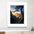 Forests towering over endless mountains by Yuan Cui on GIANT ART -  photography 
