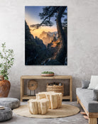 Forests towering over endless mountains by Yuan Cui on GIANT ART -  photography 