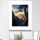 Forests towering over endless mountains by Yuan Cui on GIANT ART -  photography 