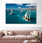 Race start by Marc Pelissier on GIANT ART - sailboats photography sailboats