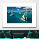 Race start by Marc Pelissier on GIANT ART - sailboats photography sailboats
