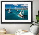 Race start by Marc Pelissier on GIANT ART - sailboats photography sailboats