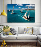 Race start by Marc Pelissier on GIANT ART - sailboats photography sailboats