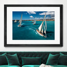 Race start by Marc Pelissier on GIANT ART - sailboats photography sailboats