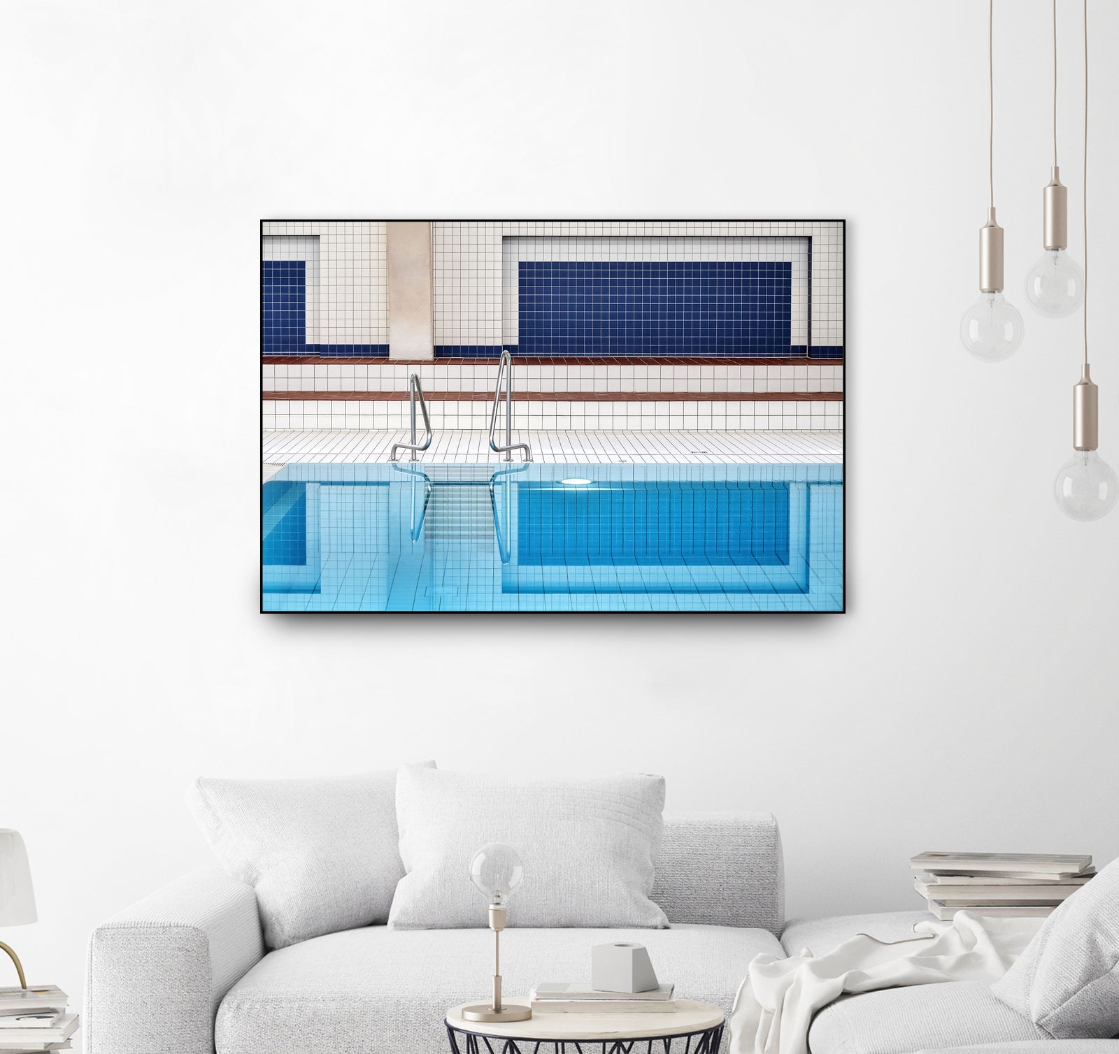 swimming by Renate on GIANT ART - abstract indoor