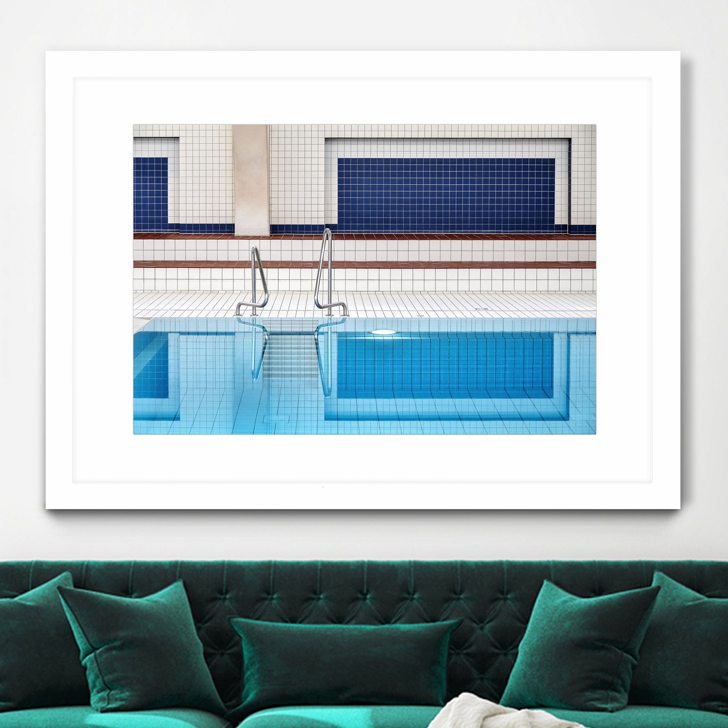 swimming by Renate on GIANT ART - abstract indoor