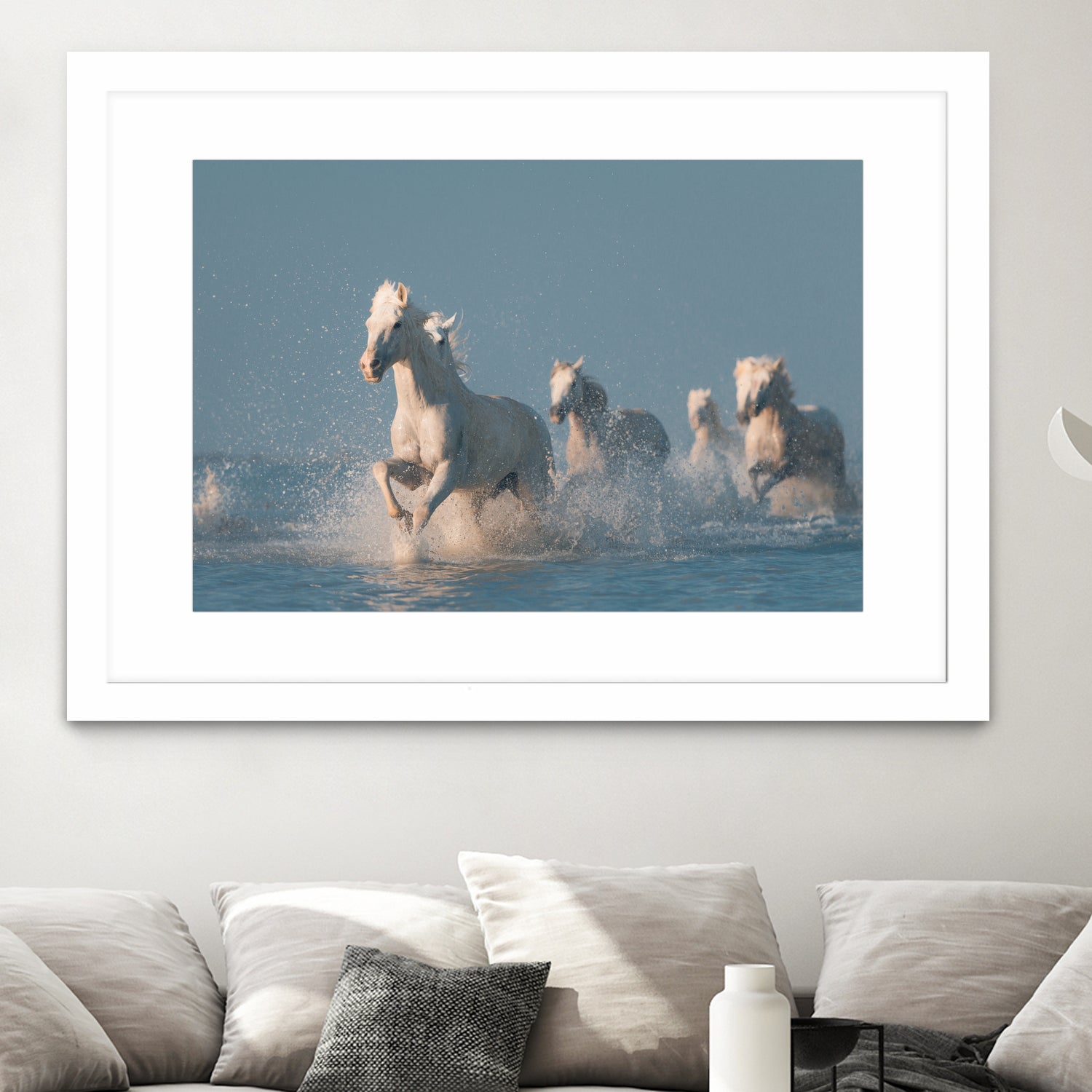 Angels of Camargue by Rostovskiy on GIANT ART - animals horse