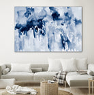 Blueberry Splatter Abstract by Kat Papa on GIANT ART - abstract blueberry