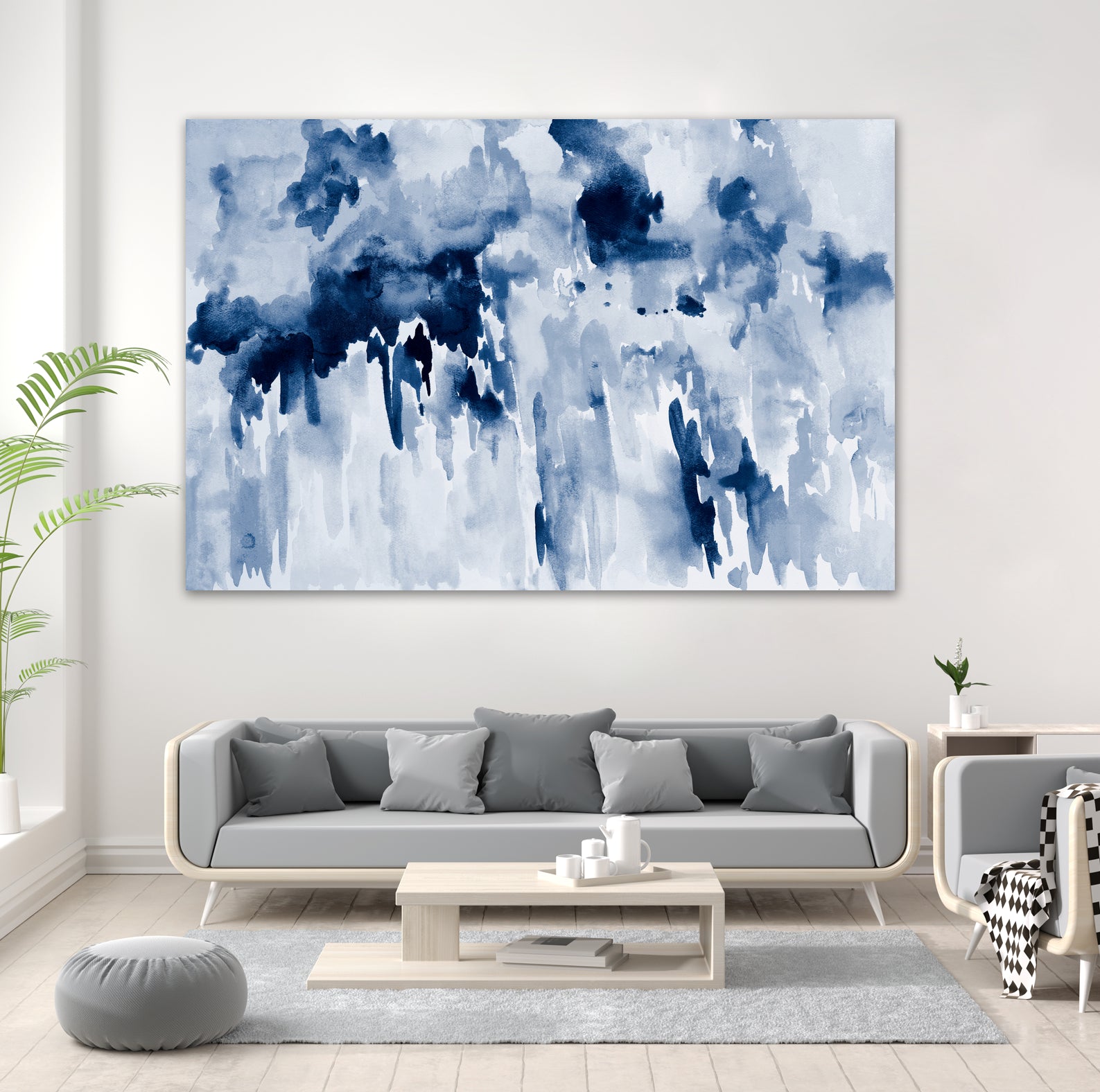 Blueberry Splatter Abstract by Kat Papa on GIANT ART - abstract blueberry