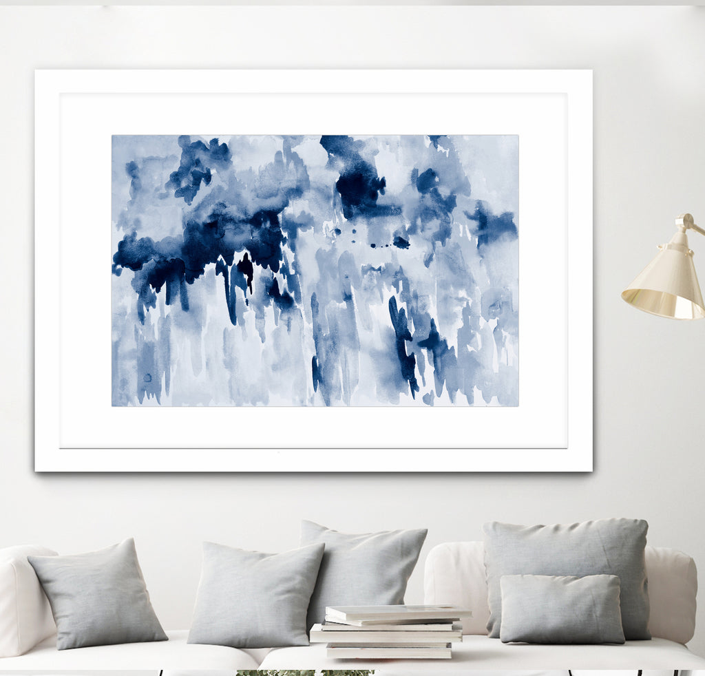 Blueberry Splatter Abstract by Kat Papa on GIANT ART - abstract blueberry