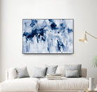 Blueberry Splatter Abstract by Kat Papa on GIANT ART - abstract blueberry