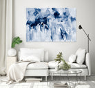 Blueberry Splatter Abstract by Kat Papa on GIANT ART - abstract blueberry