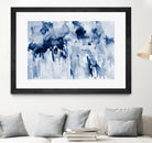 Blueberry Splatter Abstract by Kat Papa on GIANT ART - abstract blueberry