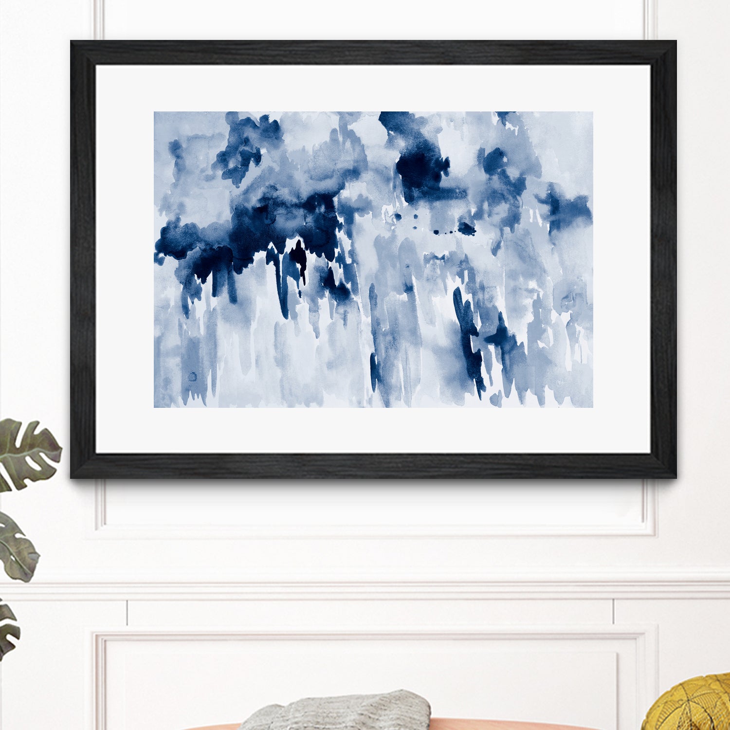 Blueberry Splatter Abstract by Kat Papa on GIANT ART - abstract blueberry