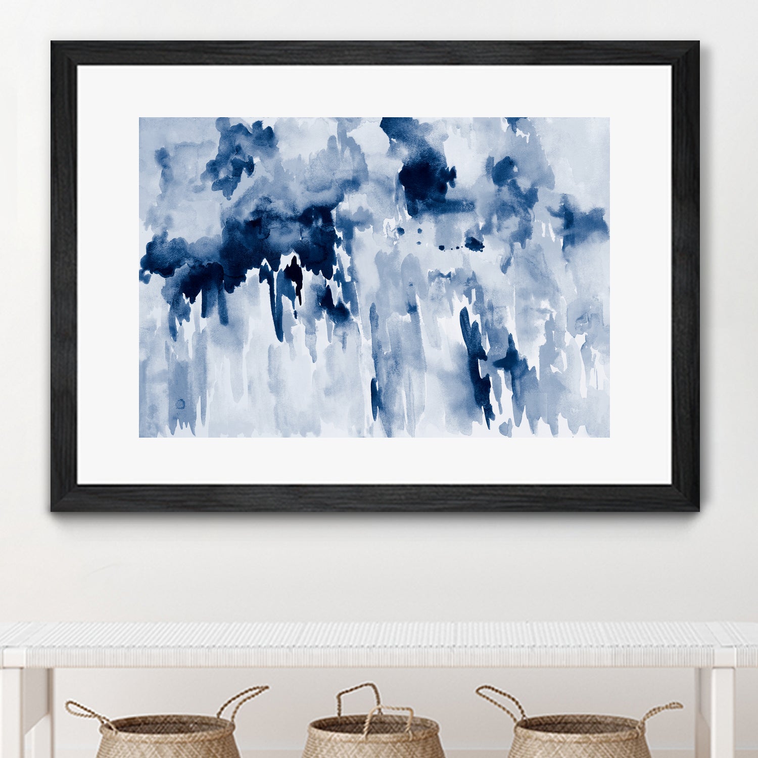 Blueberry Splatter Abstract by Kat Papa on GIANT ART - abstract blueberry