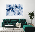Blueberry Splatter Abstract by Kat Papa on GIANT ART - abstract blueberry