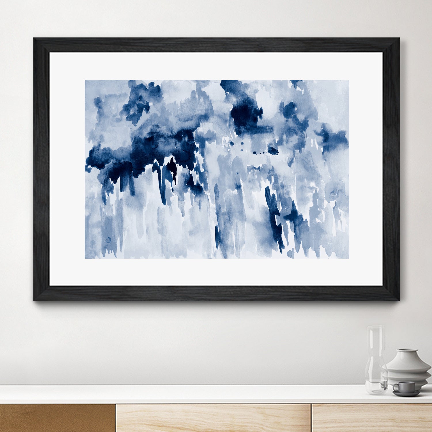 Blueberry Splatter Abstract by Kat Papa on GIANT ART - abstract blueberry